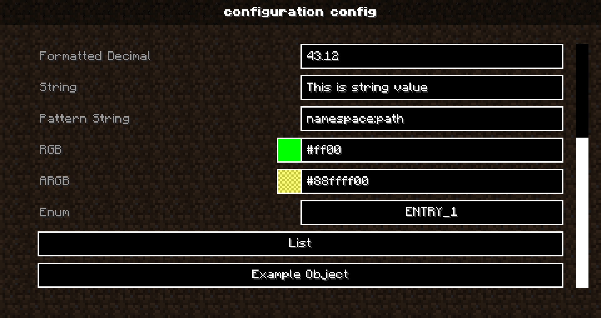 Configuration Mod (1.19.3, 1.18.2) - Mc-Mod.Net